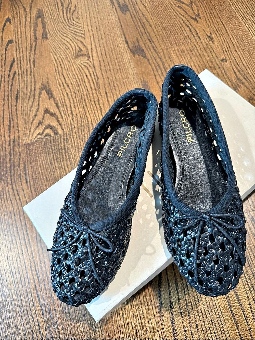 PILGRIM Woven Flats in Black EU 42 Like New
